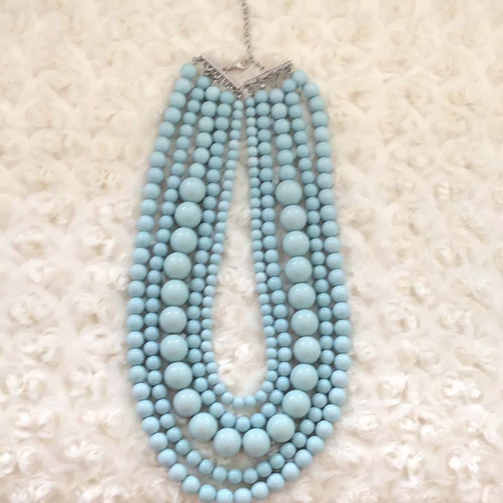 Aqua necklace